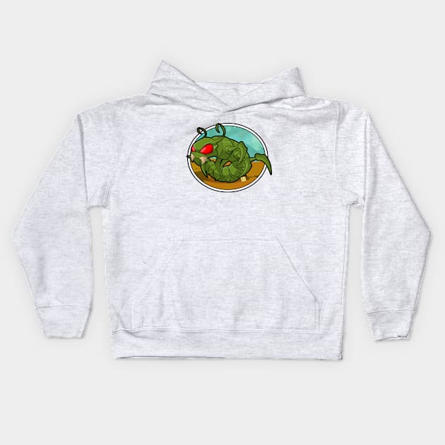 Centipede! Kids Hoodie by vhzc